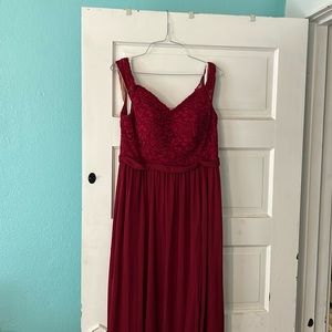 Azazie Maroon Dress